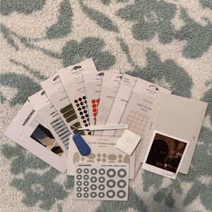 Cloth & Paper Home Office Sticker Set – Neutral & Olive